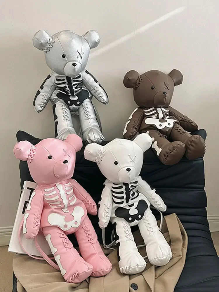 Рюкзак с милым медведем женский рюкзак 2024 новая модная индивидуальная женская