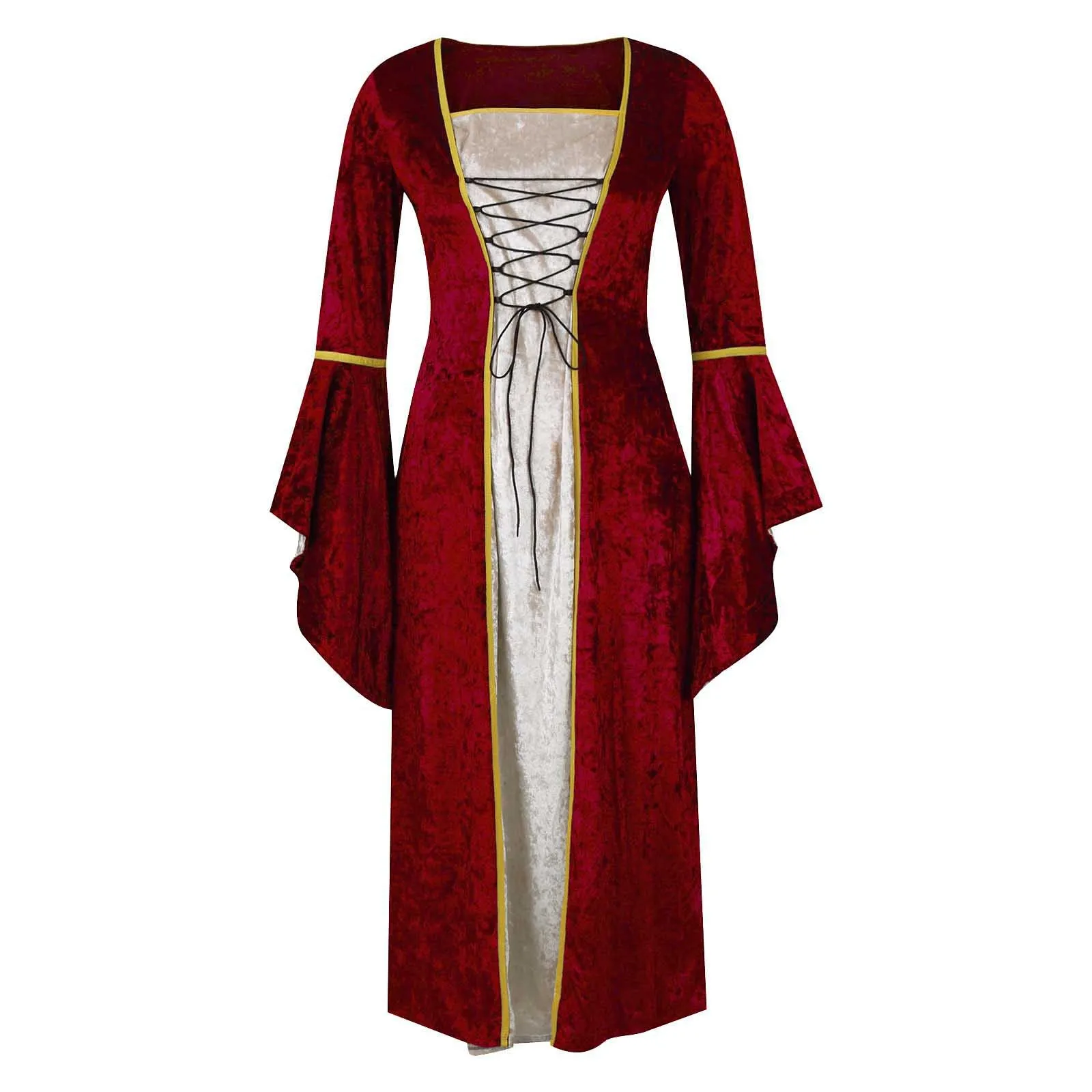 

Винтажное женское платье, дворцовая королевская одежда, средневековые костюмы, карнавальный женский костюм для косплея, длинное платье в стиле ретро для среднего возраста
