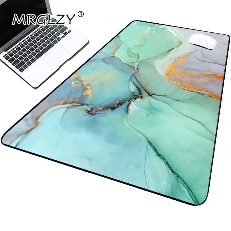 

Mouse Pad Large Fluid Art Painting Marble Rug Desk Pad Office Accessories Computer Keyboard Mat Pad on The Table Gamer Carpet