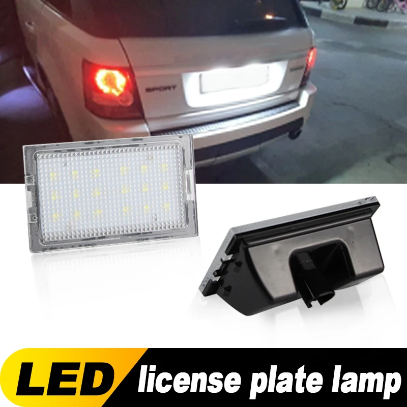 

2 шт. светодиодные лампы освещения номерного знака для Land Rover Range Rover Sport (L320) 2005-2013, серия 3/LR3 (L319) 2005-2009 гг.