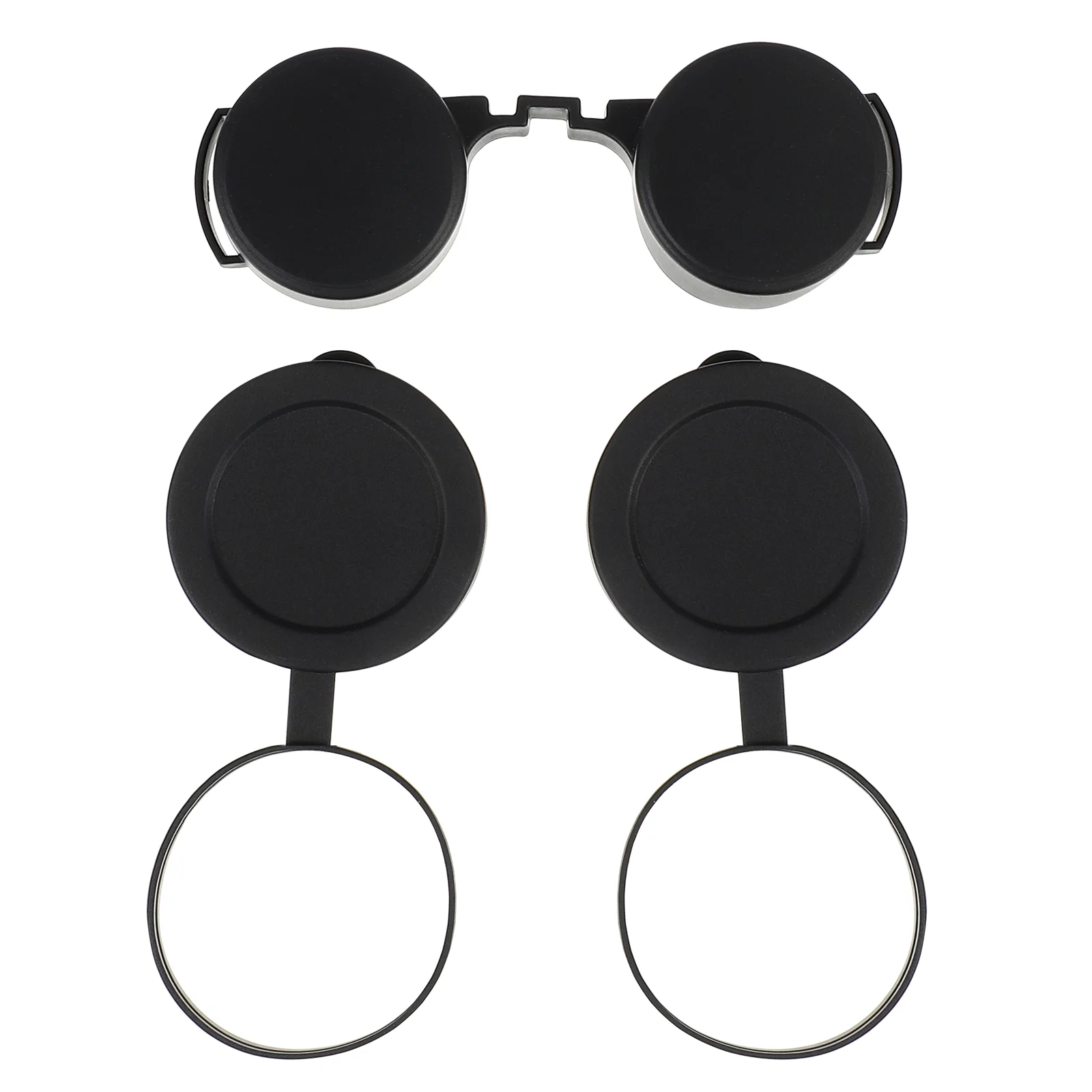

3 PCS Eyepiece Lens Cap Objective Binoculares Para Niños Rubber Cover