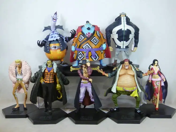 В наличии One Piece Dx набор пейзажей продукт семь боевых искусственных Орлиных глаз