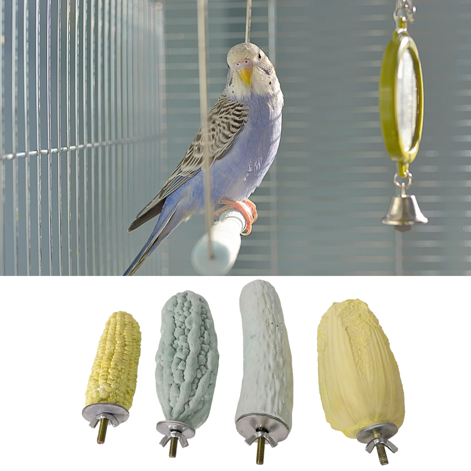 

Guinea Pig Hamster Rabbit Parrot Bird Teeth Fruit Vegetable Grinding Stone Small Pet Supplies Minerals Molar Stone Chew Toys