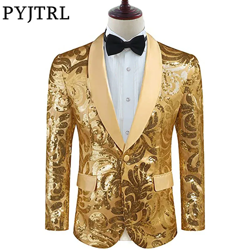 

[Jacket] Hot Selling Men's Bright Blazer Stage Performance Banquet Wedding Peaky Blinders Rrole-playing Party Dress