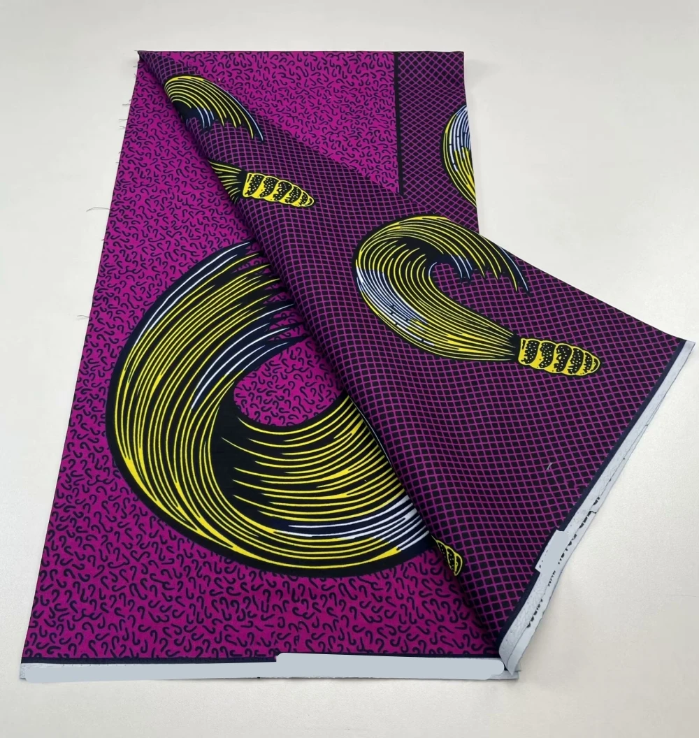 Африканская восковая ткань 100% хлопок настоящая анкарская блочный принт батик