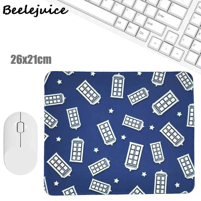 

Telephone Booth Fashion Nordic Style Mousepad for Laptop Computer Desk Mat Mouse Pad Rests Table Mat Office Desk Accessories