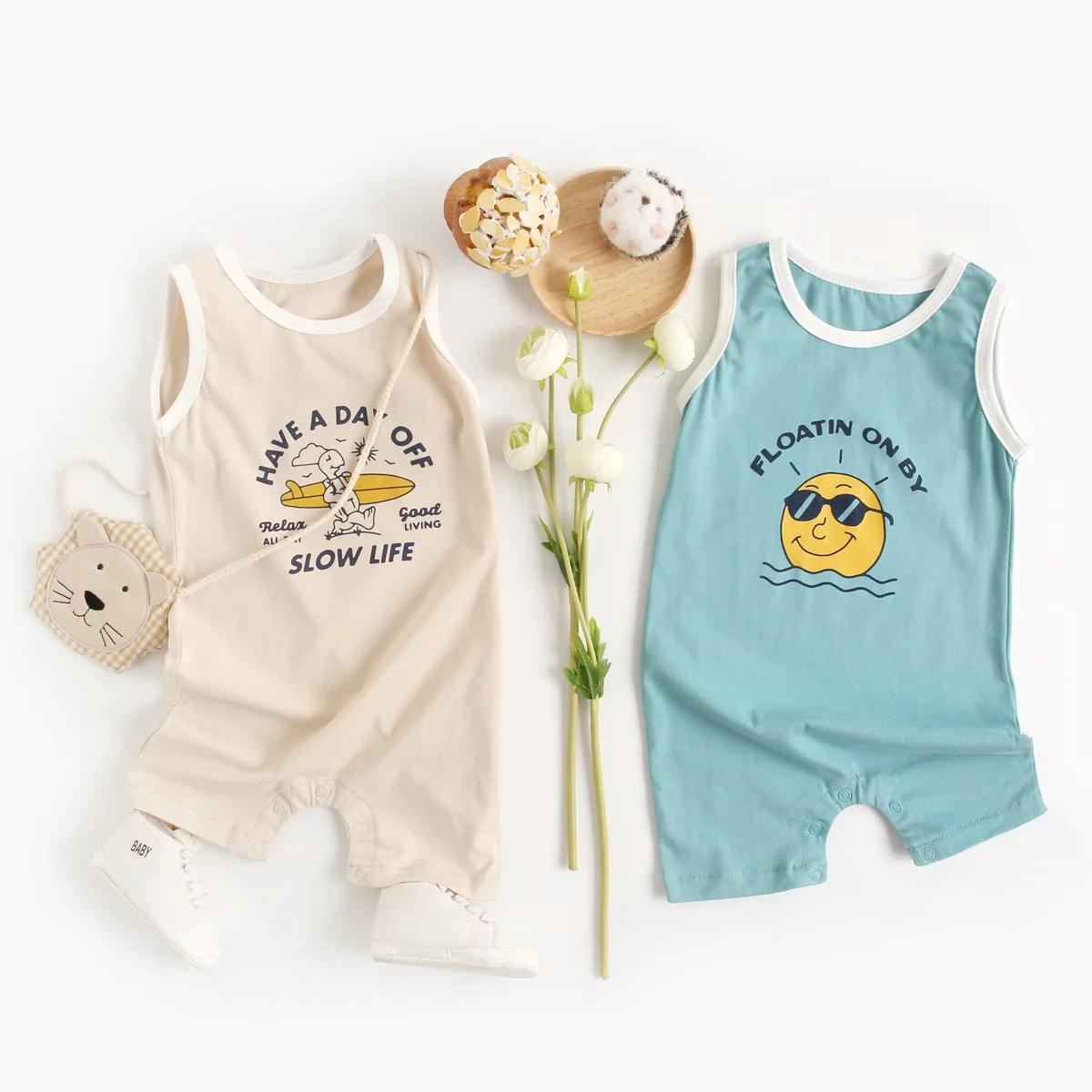 

Baby Boy Romper Summer Wear Infant Bebe Thin Pajamas Short Sleeve Jumpsuit Ribbed Clothes Knitted Stretch Girl Outfits Playsuit