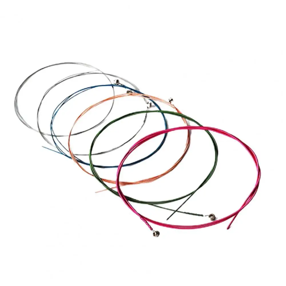 

Аксессуары для гитары, 1 комплект струн для гитары, ультратонкие Антикоррозийные прочные портативные Сменные струны премиум-класса для аку...