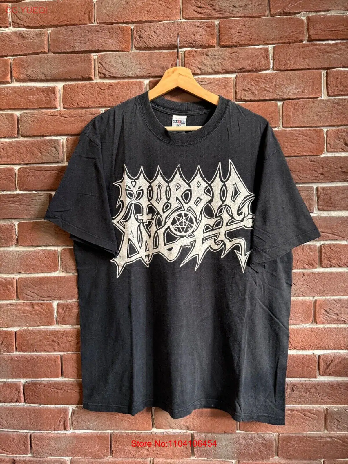 Редкая винтажная футболка Morbid Angel Extreme с металлической группой 90-х годов xl черная