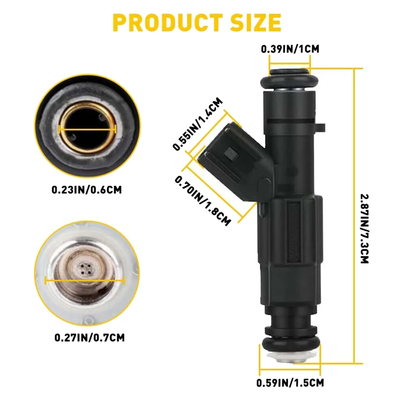 Новая топливная форсунка 0280155923 Для 1999-2004 4.0 Jeep Cherokee Grand Wrangler