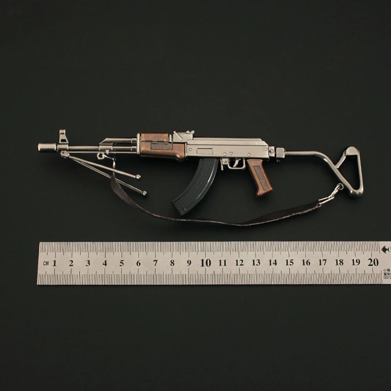 Фото Новая складная модель винтовки AK47, 20 см, съемная модель из сплава, украшения для дома, аксессуары, подарки для мужчин №4