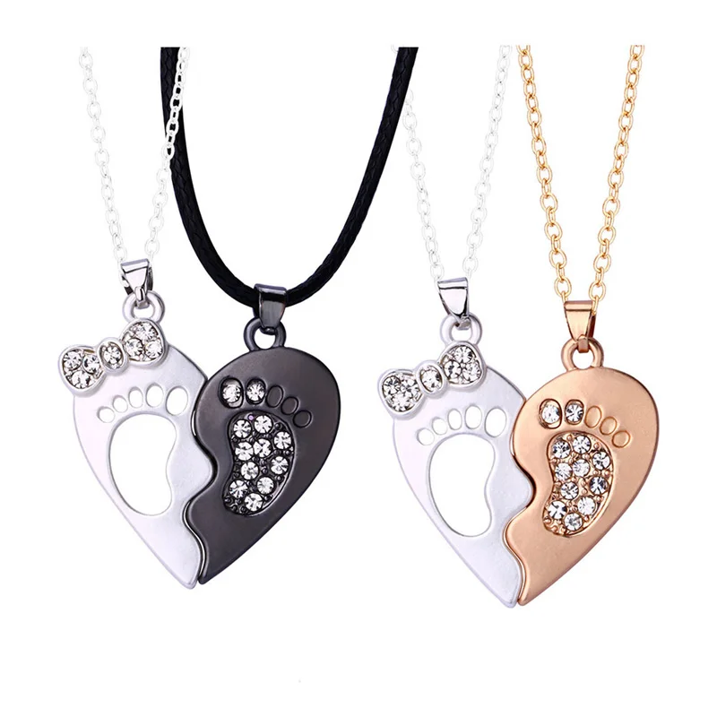 

2Pcs/Set Cartoon Drip Oil Palette Brush Couple Pendant Necklace Artist's Draw Painting Tool Necklaces Lovely Women Jewelry Gift