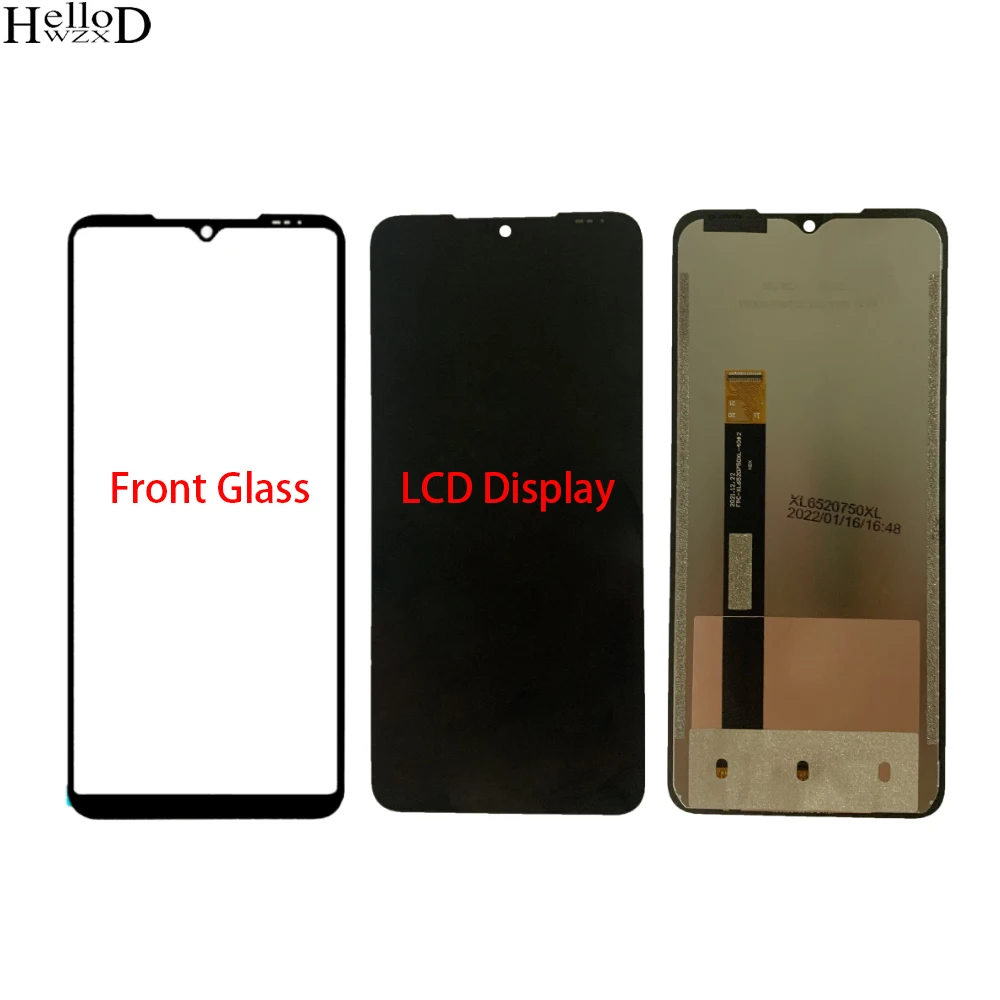 

LCD Display Touch Screen Front Glass Digitizer Assembly For Umidigi Bison X10S X10G Front Outer Glass LCD Display Replacement