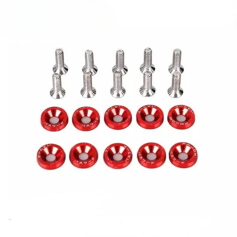 JDM автомобильный передний и задний бампер усиленная шайба усиленное крыло винт M6