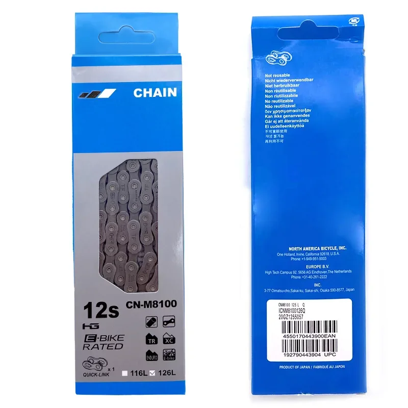 

Запасные части для вождения, цепи для шоссейных велосипедов M8100 M7100, 12 Скоростей, цепи для горных велосипедов 12 В, цепи для горных и шоссейных велосипедов 12 л