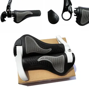 Руль велосипеда MTB велосипедные компоненты наконечники руля Резина и алюминий руль эргономичный нажимной мягкий