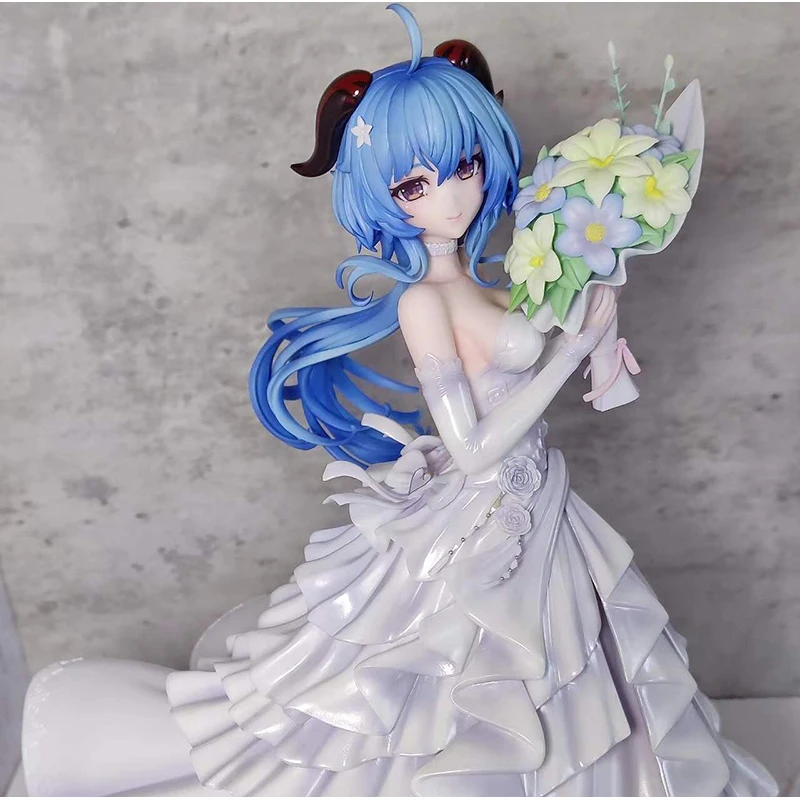 

Genshin Impact Ganyu Anime Action Figure Scout Knight Liyue Wedding Dress PVC Toy Model Figurine Decoration Doll Toys Kids Gift