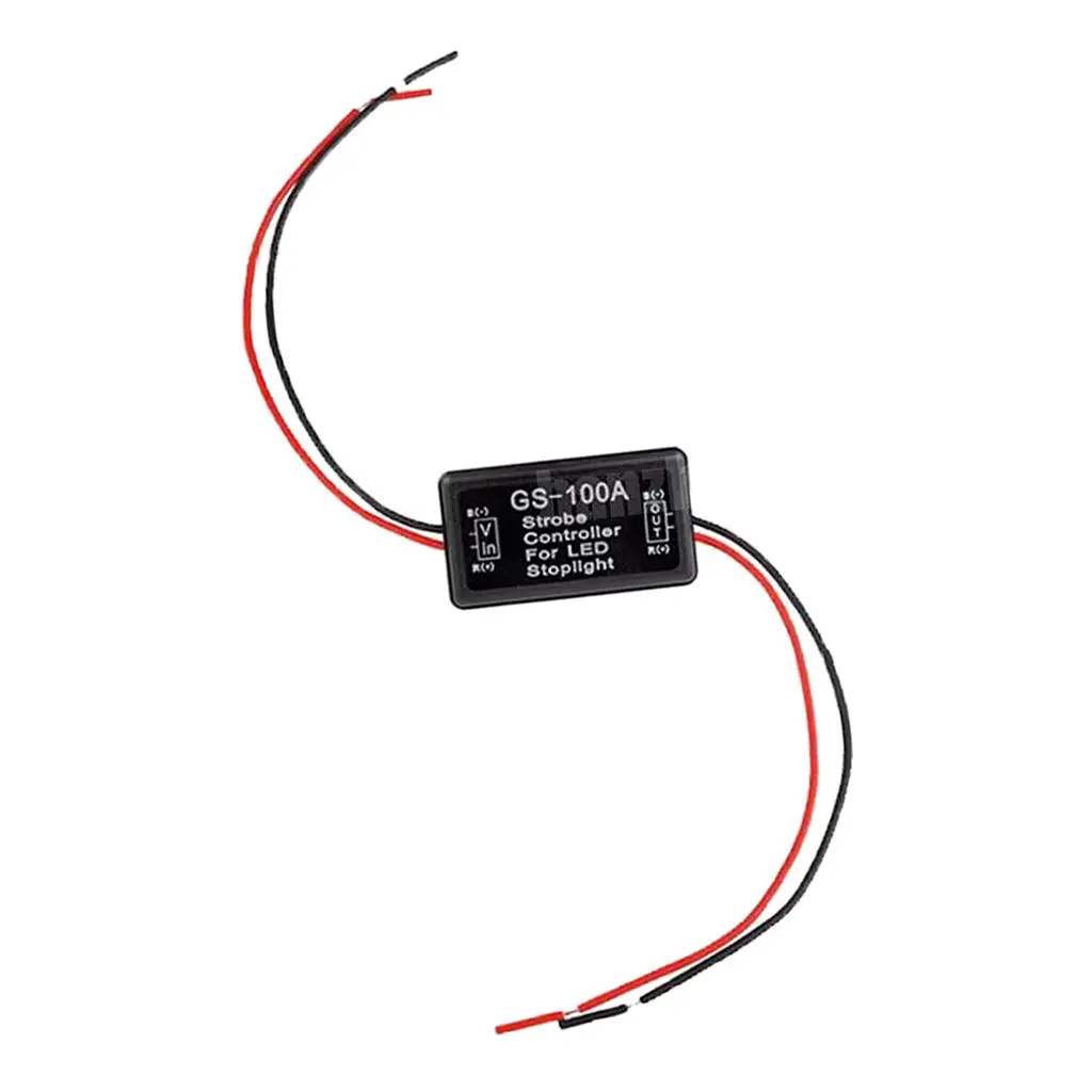 GS-100A 100A Задний тормозной стоп Светодиодная вспышка Контроллер стробоскопа