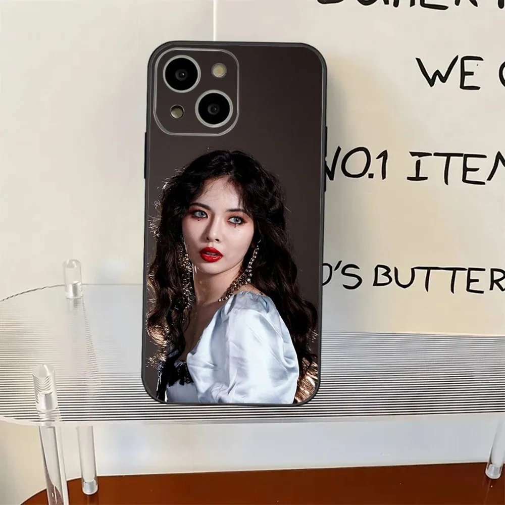 Чехол для телефона KPOP K-Kim HyunaA iPhone 11 12 13 14 15 XS XR X Mini Pro Max Plus