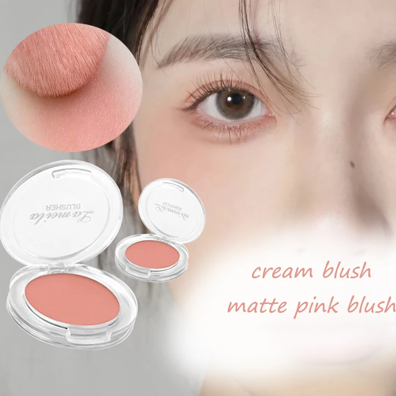 

Monochrome Cream Rouge Tint Blusher Cute Peach Cream Blush Palette Cheek Contour Long-lasting Blush Korean Makeup Wholesale