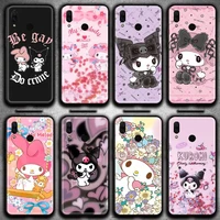 hello kitty kuromi my melody phone case for huawei y6p y8s y8p y5ii y5 y6 2019 p smart prime pro