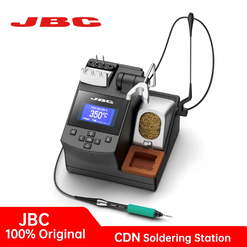 

Паяльная станция JBC лергена, интегрированная высокоточная, подходит для микропайки NT115, нано-ручка C115, наконечники