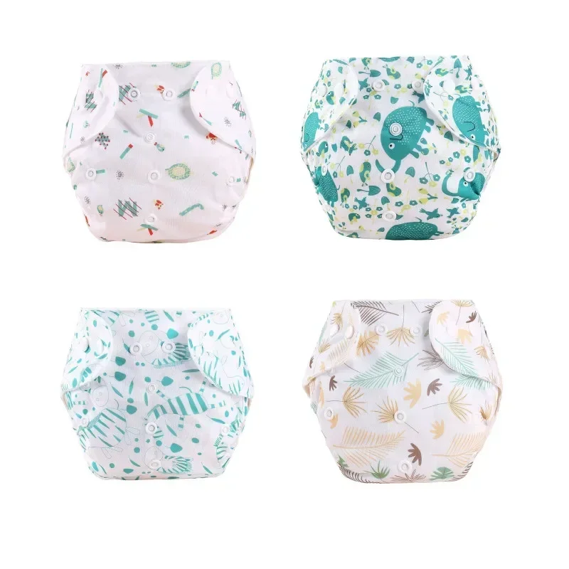 4 шт. детские подгузники тканевые тренировочные трусики многоразовые моющиеся