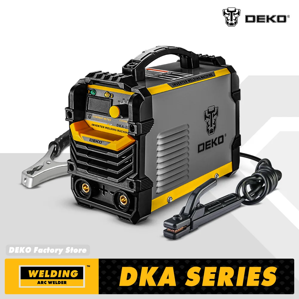 DEKO DKA New Series  IGBT Inverter Arc Electric Portable 200A 4.1KVA Welding Machine 220V MMA Welder for Home DIY Welding Work