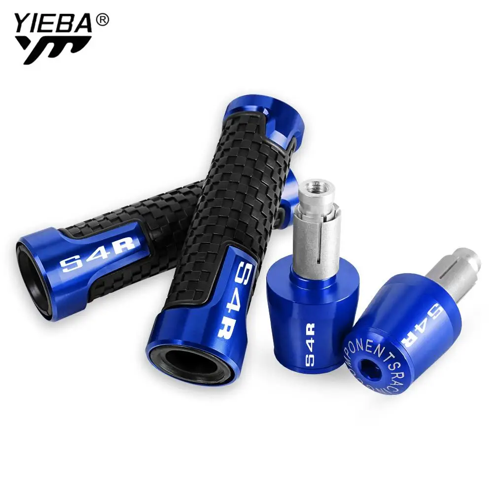 

7/8'' 22mm Motorcycle Handlebar Grips Ends Handle Bar Cap Grip End Plugs FOR DUCATI S4R 2006 2007 2008 2009 2010 2011 2012 2013