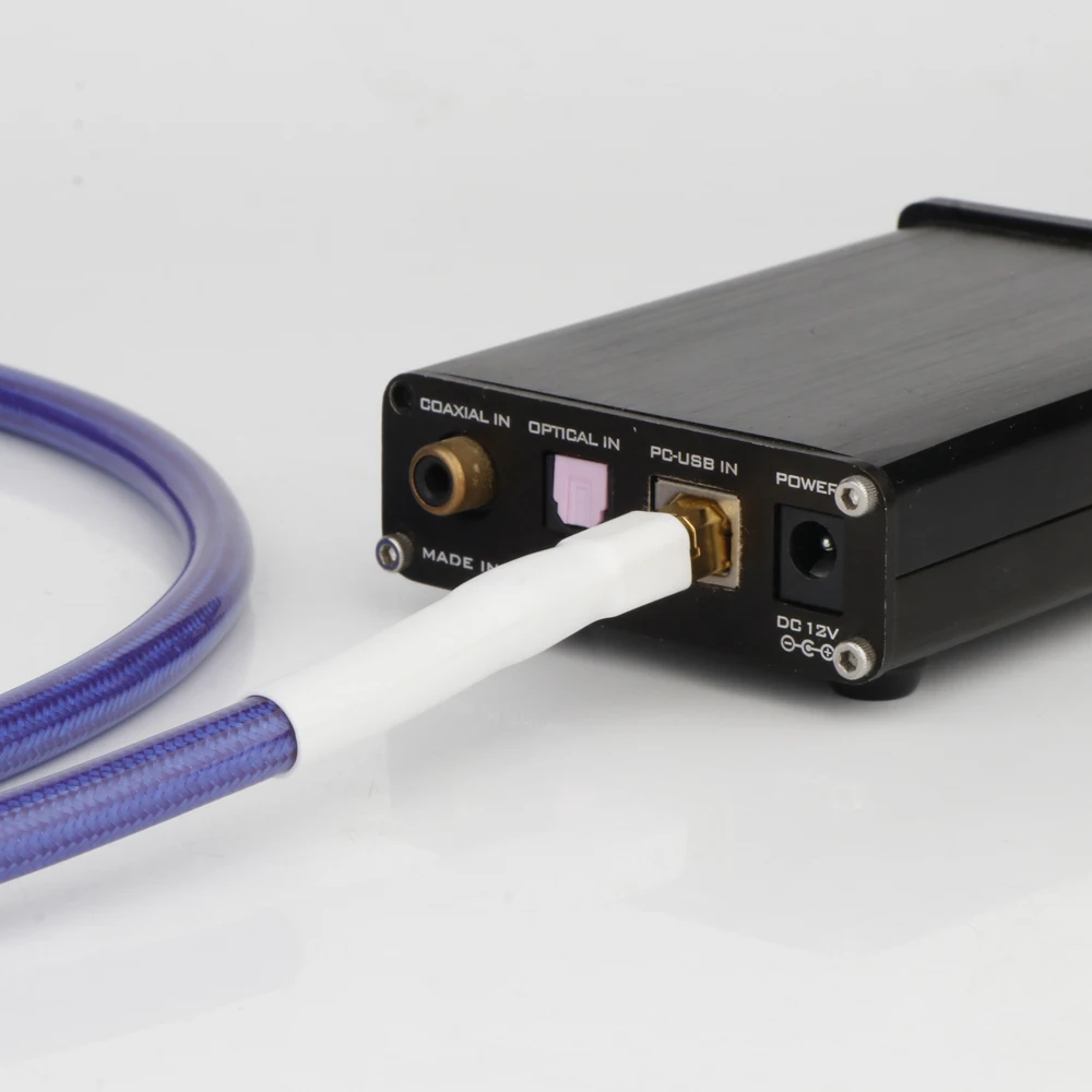 Preffair 6N OCC медный Hifi USB-кабель Hi-End USB2.0 кабель для передачи данных DAC декодера