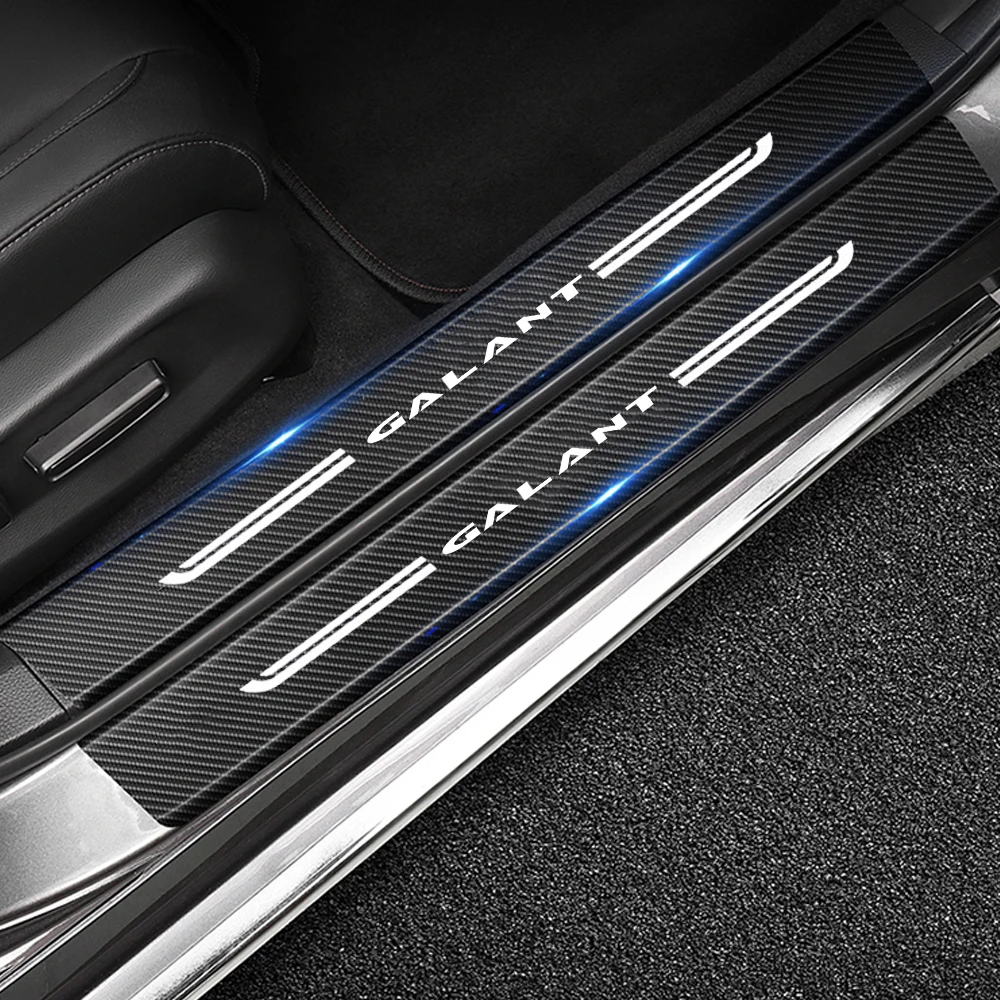 

Auto Sill Tape for Mitsubishi Galant Logo Interior Guard Sticker Durable Decorate Styling Film Entry Pedal Protect Car Accessory