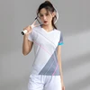 New Style Badminton Tennis Shirts Women Custom Table 3D Print Quick Dry Running Short Sleeve Polyester Yoga Training Gym Tee 3