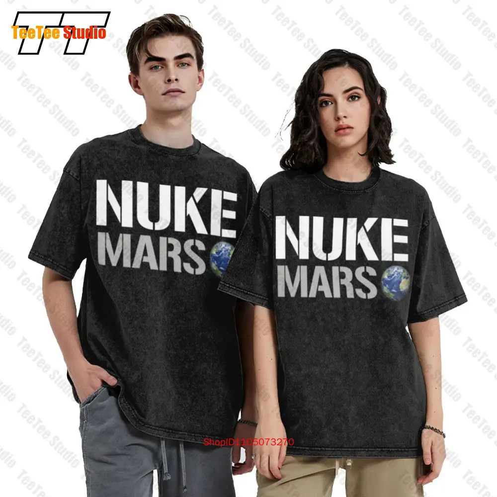 Фото Terraforming T Nuke Of Musk Мужская футболка большого размера Mars Elon Exploration Mars Space 8AE8 №2