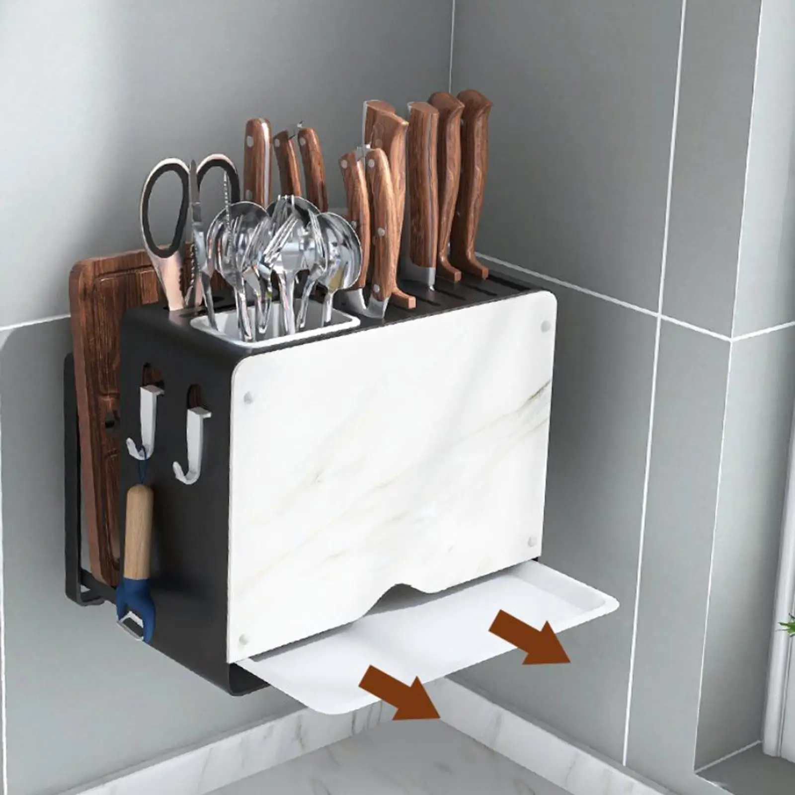 

Кухонная полка-органайзер для столовых приборов