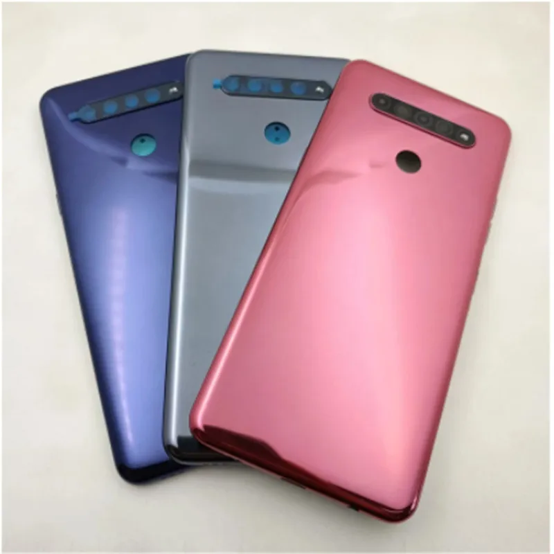 

New For LG K41S K51S Battery Back Cover With Camera Lens Replacement Parts Battery Cover Rear Door Panel Housing Case