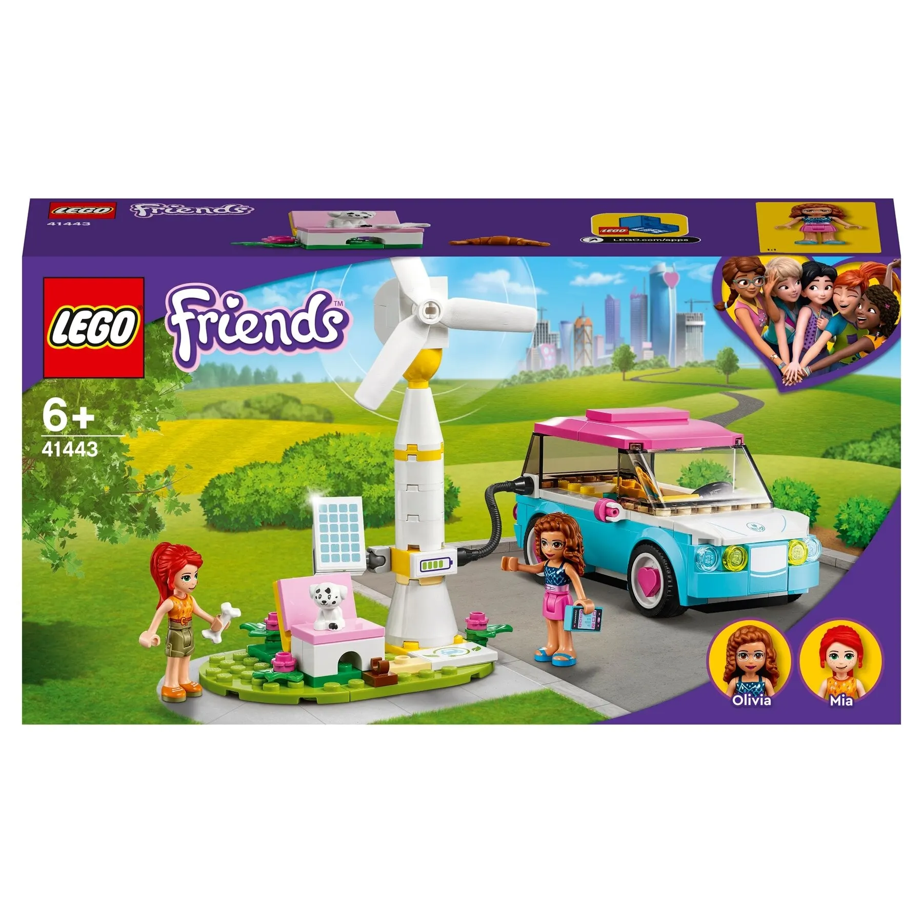 Конструктор LEGO Friends 41443 Электромобиль Оливии