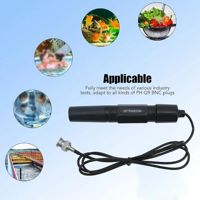 

120cm/200cm Cable 0-14PH Electrode Meter for Various PhQ9 BNC Plugs