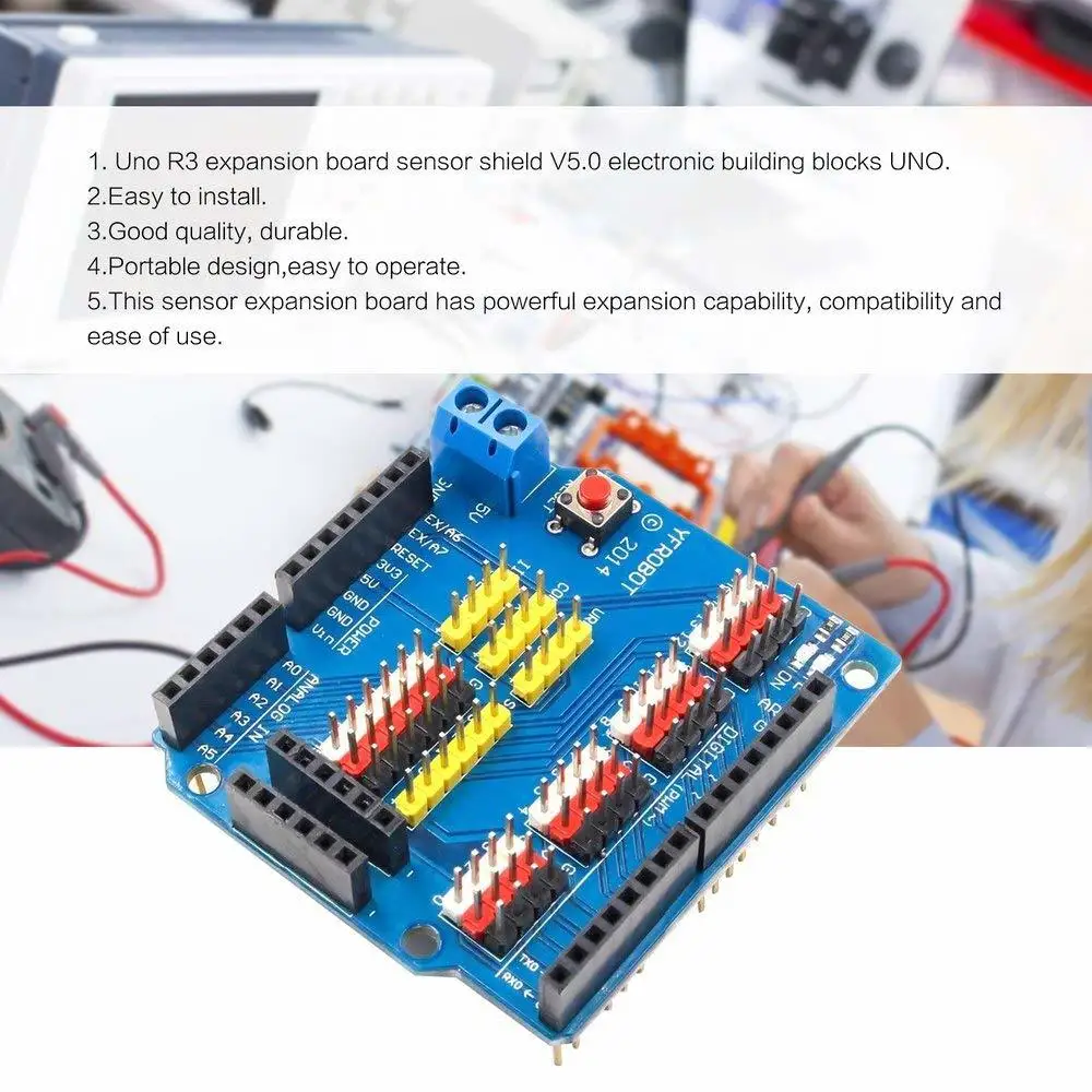 Плата расширения V5 для сенсорного экрана Arduino UNO R3 V5.0 щит электронного модуля