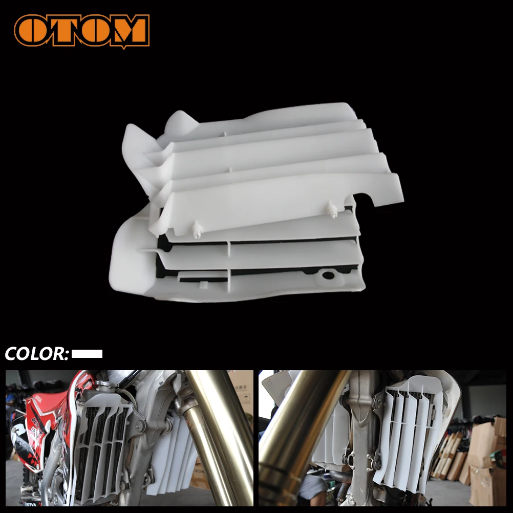 

OTOM радиатор для мотоцикла, жалюзи, пластиковая защита для мотокросса, масляного и водяного охлаждения двигателя, дефлектор ветра для HONDA CRF250R CRF450R
