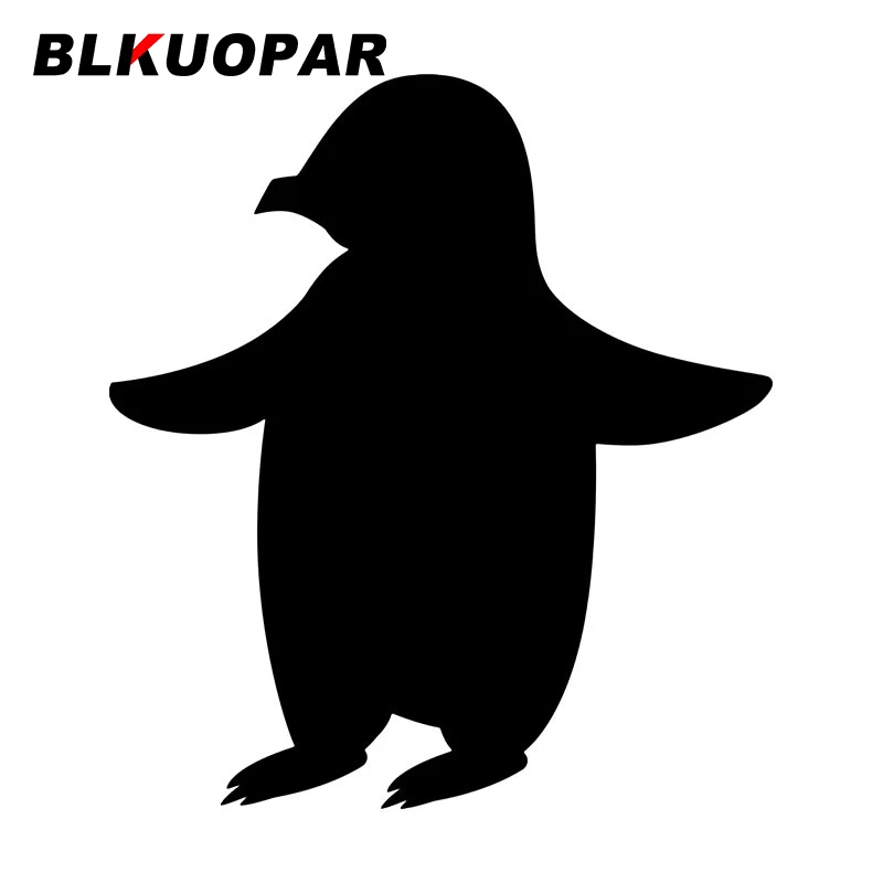 

BLKUOPAR Пингвин Автомобильная наклейка индивидуальная модная устойчивая к царапинам Водонепроницаемая автостайлинг забавное солнцезащитно...