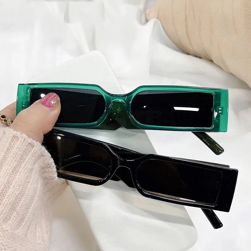 

Outdoor Hip Hop Sports Goggle Sunglasses Unisex Vintage Rectangle Frame Eyewear Men Women Luxury Designer Sun Glasses UV400