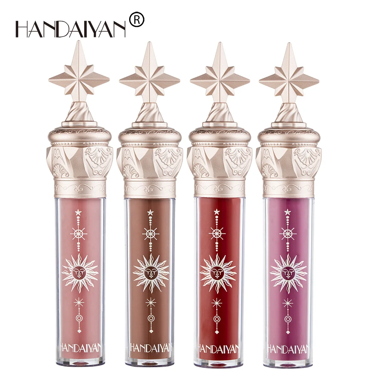 

Lip Gloss Nude Liquid Lipstick Shimmer Glossy Mirror Lip Tint Cosmetic Moisturizing Waterproof Long Lasting