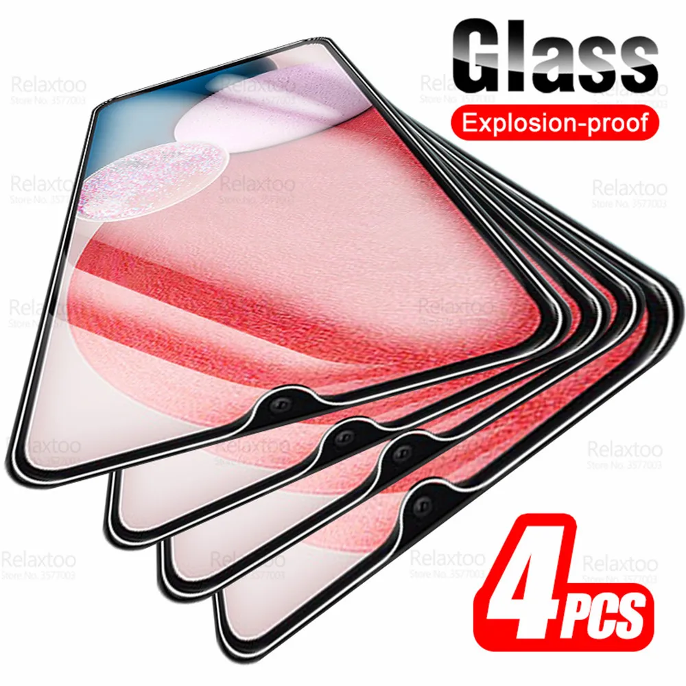 

For Samsung Galaxy A13 4G Glass 4Pcs Tempered Glass For SamsungA13 A 13 6.6" A135F 2022 Screen Protector Safety Protective Films