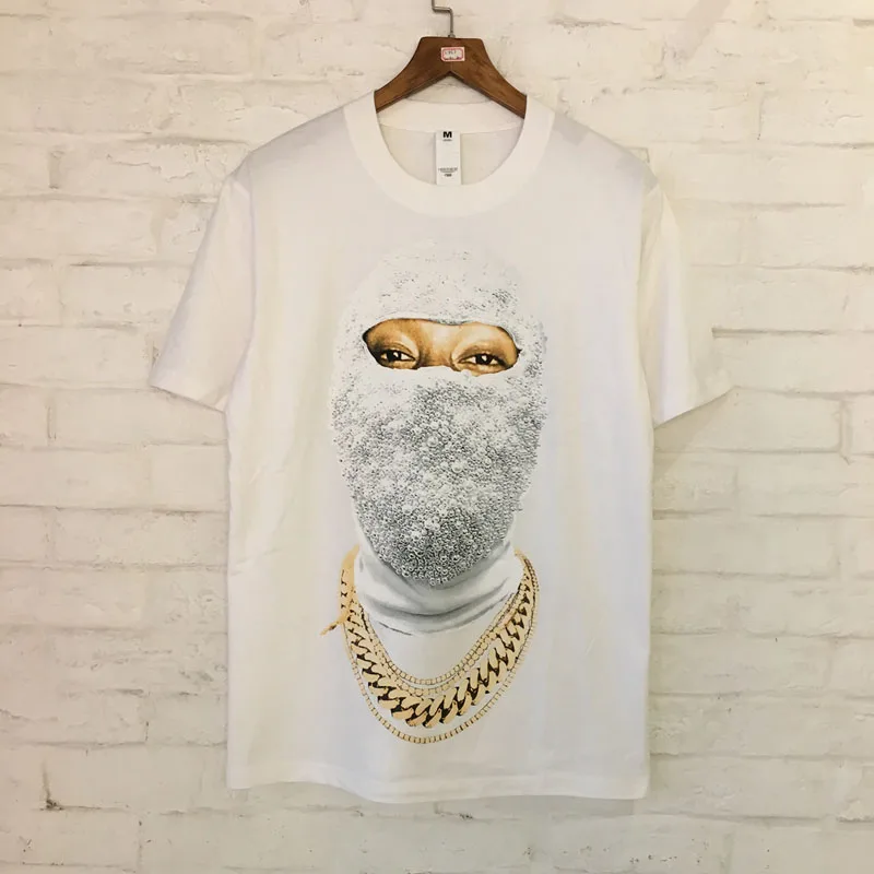 

2022SS Summer Style Men Women Pearl Mask Printed ih nom uh nit Top Tees Hip Hop ih nom uh nit RELAXED T-shirts O-Neck MEN