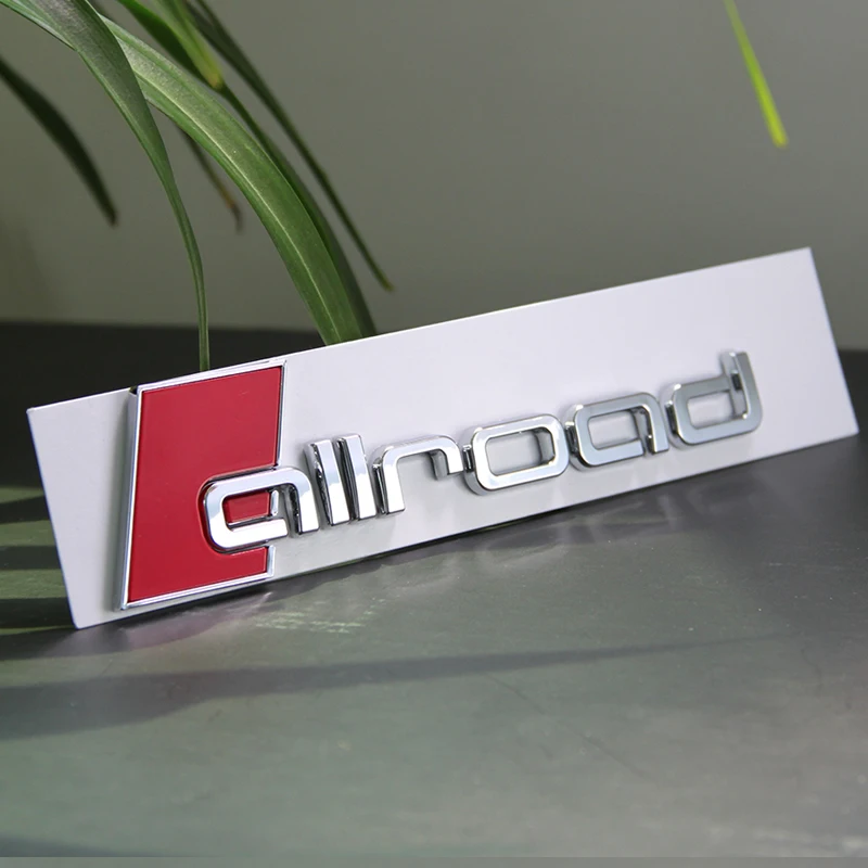 

Allroad Emblem Car Rear Stickers Fit for Audi Sline Quattro A3 A4 A5 A6 A7 A8 TT Q3 Q5 Q7 A1 B5 B6 B7 B8 B9 8P 8V 8L C6 C5 C7 4F