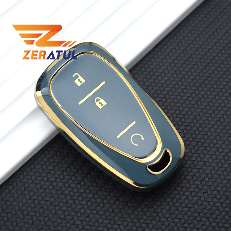2/3-кнопочный автомобильный чехол для Chevrolet Volt Bolt Equinox Cruze Trax Malibu Onix Sonic Camaro Verano 2016-2018