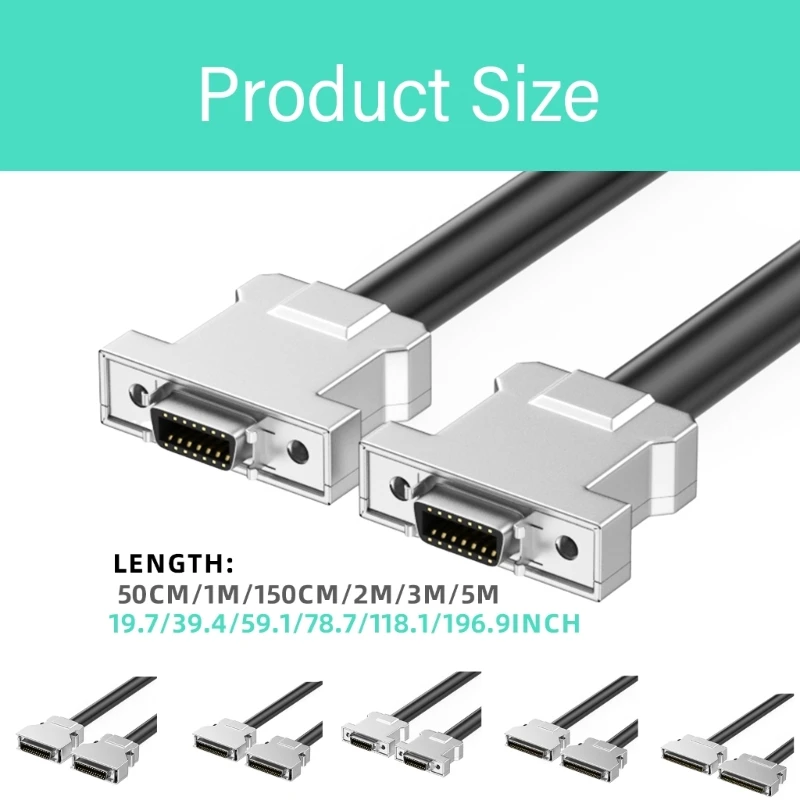Сверхмощный кабель SCSI мама-мама для систем хранения и поиска данных