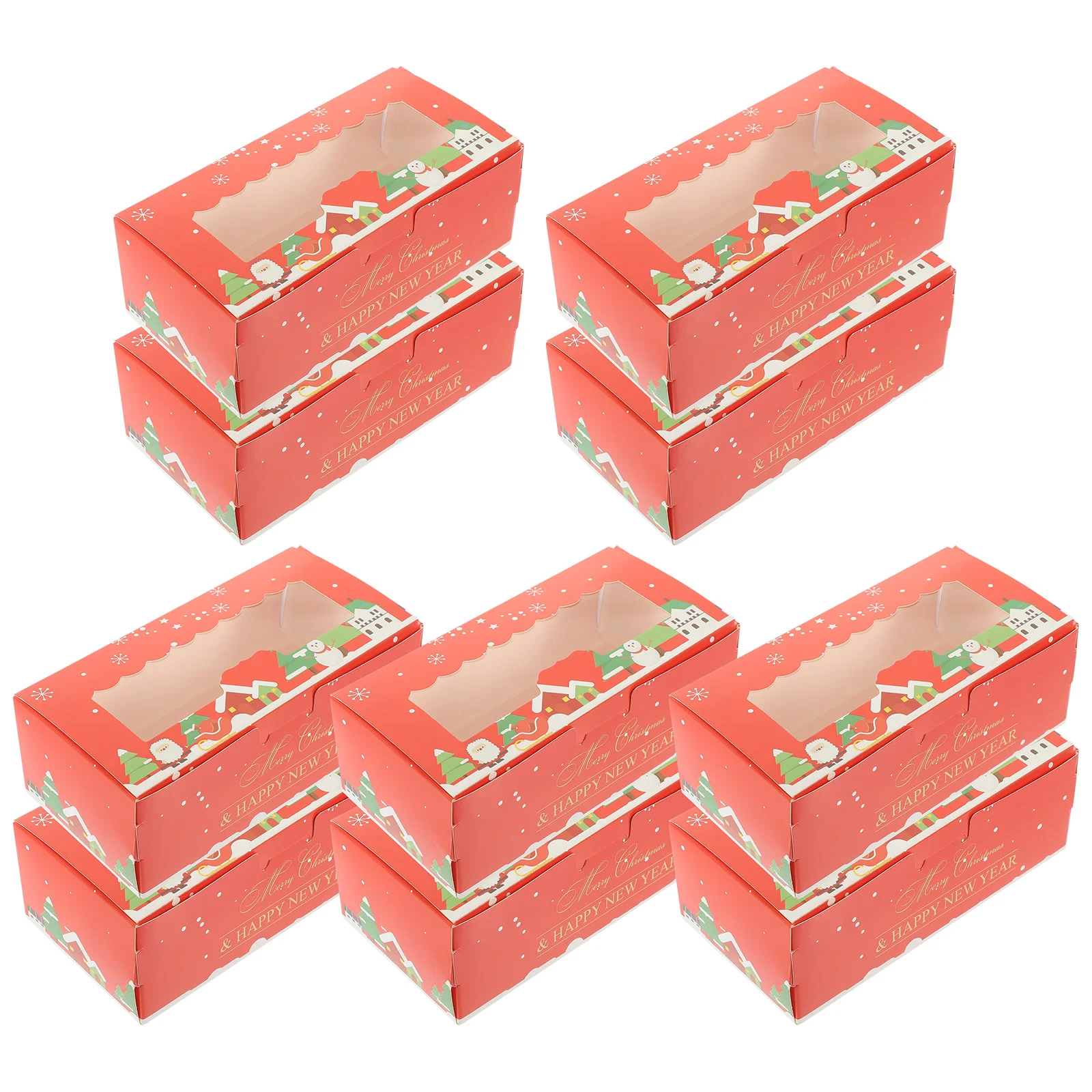 

10 Pcs Macaron Box Candy Gifts Xmas Supply Container Wedding Favors Paper Case Bride