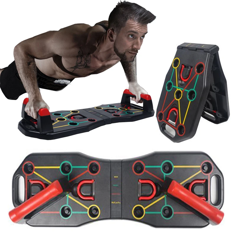 

Push Up Rack Board ABS Training Board Abdominal Muscle Trainer Sports Home Fitness Equipment for Body Building Push-Ups Stands