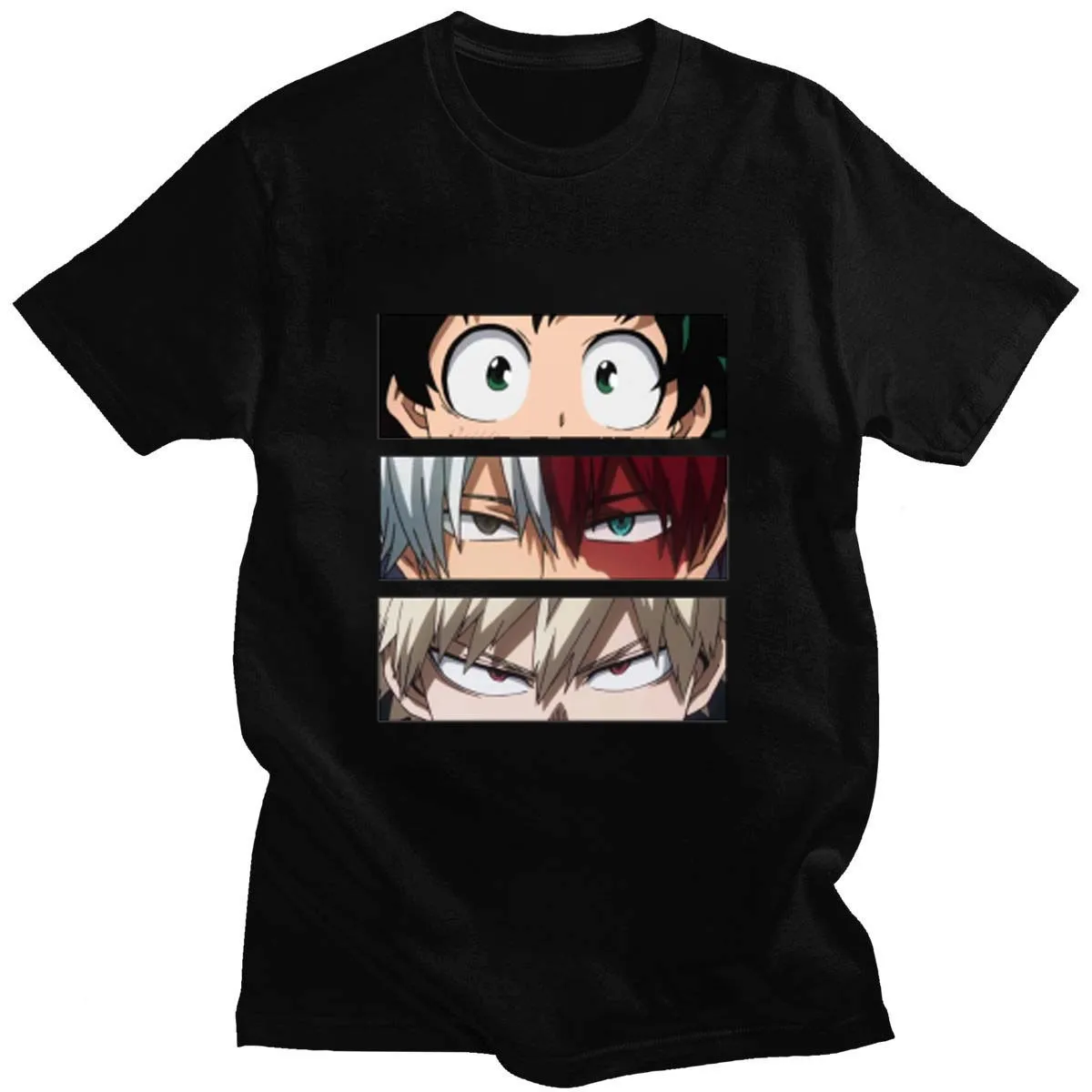 

My Hero Academia Funny Cartoon Printed T Shirt Men Anime Cotton T-Shirt Unisex Himiko Toga Graphic Tshirt Hip Hop Top Tees Male